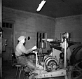 Spelstyrarens arbetsplats i spelhuset